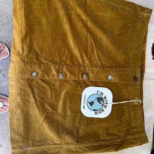 Toad and co women’s courderoy skirt